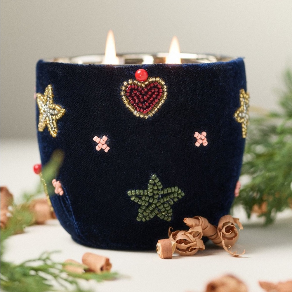 Anthropologie Velvet Icon Woody Fresh Balsam & Cedarwood | Small | NIB